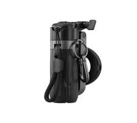 Trépied magnétique portable avec télécommande sans fil - Support de téléphone rétractable en alliage d'aluminium - Accessoires de photographie - Noir et blanc (B)