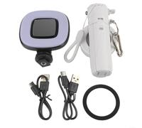 Trépied magnétique portable avec télécommande sans fil - Support de téléphone rétractable en alliage d'aluminium - Accessoires de photographie - Noir et blanc (D)