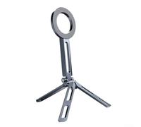 Trépied magnétique portable pour téléphone portable avec port de 1/4", léger en alliage d'aluminium, support de voyage pour smartphones et appareils photo, support compact et stable