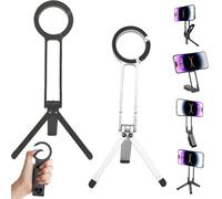 Trépied Magnétique pour Iphone, Ma38, Support Portable pour Téléphone Portable, Mini Trépied pour Magsafe, Clip Magique Réglable à 360°, Support de Poche en Aluminium(2pcs)