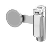 Trépied Magnétique pour Selfie Stick - Support Pliable De Poche en Nylon Blanc en D'aluminium, Poignée Télescopique Réglable À Cinq Sections, Télécommande sans Fil 5.2 | Création De