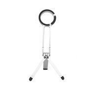 Trépied magnétique pour téléphone MA38, Mini trépied Rotatif Portable amélioré avec Aimant Double Face Puissant, Support de Poche réglable à 180°, Perche à Selfie en Alliage d'aluminium (Argenté)