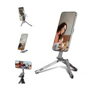 Trépied magnétique pour téléphone MagSafe, support pliable et portable en aluminium avec vis de 6,35 mm et crochet pour iPhone 17 16 15 14 13 12 Pro Max Mini Accessoires