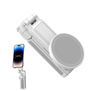 Trépied magnétique pour téléphone, perche à selfie portable | Support télescopique réglable à cinq sections pliable de poche pour création de contenu, vlogging, enregistrement de golf