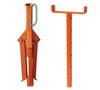 Trépied métallique pliable de plâtrier + Coulisse pour trépied de 910 à 1 310 mm - MONDELIN - 201600+201610