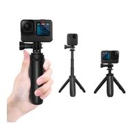 Trépied Mini Extensible Noir pour Caméra Sport GoPro Poignée Selfie Portable Compatible Insta360 DJI Action
