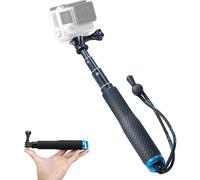 Trépied monopode en aluminium pour Go Pro, 19 pouces, extensible, pour GoPro Hero 13 12 11 10 9 SJCAM SJ8 Sj6, accessoires DJI Bleu