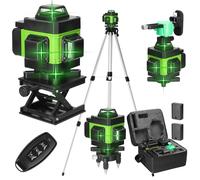 Trépied/Nivellement laser professionnel, 16 lignes, Niveau vert Auto-nivellement 360 autonivelant kit16Mini
