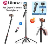 Trépied perche à selfie Ulanzi MA09 1,8 m pour téléphones Xiaomi, Samsung, iPhone 17, 16, Android avec télécommande et rotule panoramique MA09 Tripod