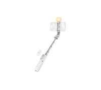 T'nB Mini perche à selfie Influence Pro Bluetooth 2 en 1, éclairage LED - Blanc
