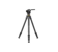 Vanguard Trépied Veo 5 264CV14 en carbone 4 sections Tête vidéo fluide VEO PV-15 Charge 8 kg