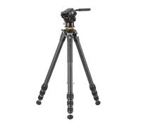 Vanguard Trépied Veo 5 264CV14 en carbone 4 sections Tête vidéo fluide VEO PV-15 Charge 8 kg