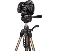 Trépied photo/vidéo HAMA STAR 63 - Champagne - Hauteur max 166cm - Poids max 4kg