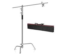 Trépied Pliable en Acier Inoxydable de 2,6 m (8,5 pi) for éclairage Spot, softbox et Studio Photo(3.3M with Bag)