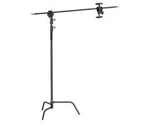 Trépied Pliable en Acier Inoxydable Noir de 2,6 m/3,3 m for éclairage Spot et softbox(Color 1)