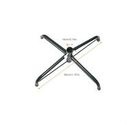 Trépied pliable en fer avec support de base en métal pour arbres de Noël artificiels de 1 à 1,8 m de haut, convient aux poteaux centraux de moins de 3,5 cm de diamètre et poids jusqu'à 13 0,9 kg (B)
