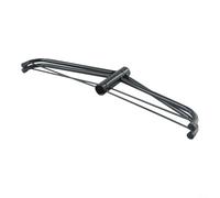 Trépied pliable en fer pour sapin de Noël avec support de base en métal et 3 vis moletées pour un soutien stable des arbres artificiels 4 à 1,8 m de hauteur (E)