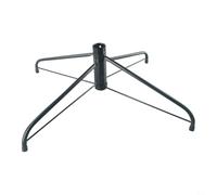 Trépied pliable en métal pour sapin de Noël artificiel, supporte les arbres de 1,2 à 1,8 m de haut, construction en fer avec 3 vis de fixation pour un placement stable (F)