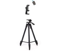 Trépied pliable Movin Photo 145 cm noir avec télécommande Bluetooth et pince téléphone