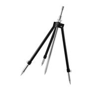 Trépied pliable pour canne à pêche en aluminium réglable en hauteur pour activités de plein air