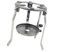 Trépied portable en fonte d'aluminium réglable pour diverses expériences de laboratoire, y compris plateau pour le rangement des outils, angle réglable