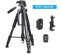 trépied pour appareil photo RT20,hauteur 184cm,léger,support professionnel de voyage pour caméscope DSLR pour téléphone portable Gopro,lumière de remplissage - Type Tripod Kit