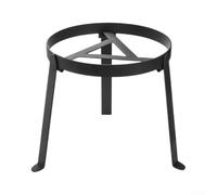 Trépied pour barbecue Feu de camp 12,5 x 12,5 pouces Fer noir