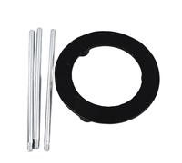 Trépied pour brûleur,Trépied pour feu ouvert,Support pour lampe de laboratoire,Support pour brûleur Bunsen,Support pour brûleur de lampe,Trépied en fonte