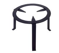 Trépied pour cheminée Feux en Fer forgé Coloris Noir - Hauteur 20 x Ø 25 cm