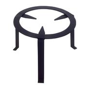 Trépied pour cheminée feux en fer forgé coloris Noir - Hauteur 29 x Ø 50 cm