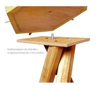 Trépied pour mangeoire à oiseaux - dobar - 33310FSC - Pin imprégné - 60x60x90cm - Extérieur