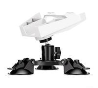 Trépied pour mini ventouse avec rotation à 360 degrés en matériau ABS solide Nanogel Base d'aspiration à trois pieds pour un montage stable