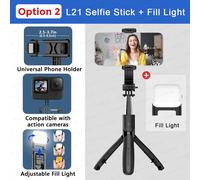 Trépied pour perche à selfie L21,support de téléphone portable,poteau avec extension à 5 sections,monopode le plus récent pour Gopro Action Camera Vlog,2024 - Type Option 2