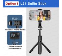 Trépied pour perche à selfie L21,support de téléphone portable,poteau avec extension à 5 sections,monopode le plus récent pour Gopro Action Camera Vlog,2024 - Type Option 1