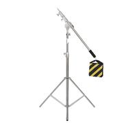 Trépied pour photographie, super stable, support de lumière pliable, Avec bras de 2,5m