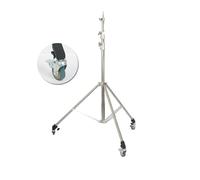 Trépied pour photographie, super stable, support de lumière pliable, Avec roues