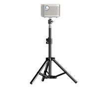 Trépied Pour Projecteur - Métal Robuste 55 Cm | Support De Vidéoprojecteur Réglable Avec Support Cardan Et Sac De Rangement | Socle D'Équipement Stable Pour Maison Scène Studio Dortoir Camping