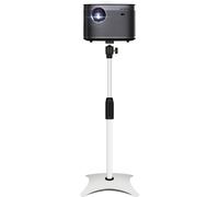 Trépied Pour Projecteur, Quadripode- Hauteur Réglable 70-125 Cm, Pivot À 360°, Charge De 3Kg, Tête Universel De Sol Support Pour Petite Caméra Webcam Microphone Projecteur Gopro