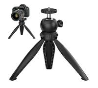 Trépied pour téléphone - Pieds extensibles compacts pour un enregistrement stable, design pliable avec support rotatif, mini trépied pour vlogging en plein air, randonnée, camping, utilisation de
