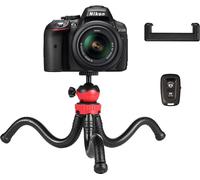 Trépied pour téléphone portable, Canne à selfie flexible pour smartphone, Tripode Bluetooth avec déclencheur à distance, Trépied portable pour appareil photo & Gopro, Compatible avec iPhone 13 Pro Max