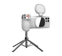 Trépied pour téléphone portable - Lampe à poignée magnétique pour selfie, angle de construction ABS 170, chargement de type C, prise en charge de la télécommande | Conçu pour le streaming en direct Vl