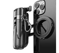 Trépied pour Téléphone Portable,Support Magnétique Portable - Fixation Téléphone Rotative 360° Extensible avec Télécommande sans Fil,pour Enregistrement Tournage Création De Contenu