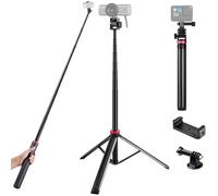 Trépied pour webcam Logitech C920/MX Brio 4K/C922/C930/Brio 500/Brio Pro 4K/StreamCams/iPhone 16 15 14 13 et Samsung Smartphone et caméras d'action 2 m