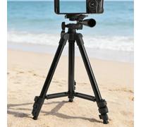 Trépied professionnel en fer pour appareil photo reflex numérique Canon, Nikon, Sony, Samsung, Olympus, Panasonic et Pentax Noir 119,4 cm