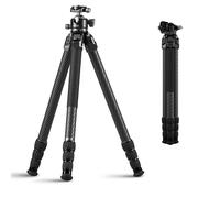 Trépied professionnel en fibre de carbone SIRUI AM-324S+G1-Trépied robuste avec rotule basse, charge 20 kg, 6 ports de fixation, résistant à la corrosion-Pour appareil