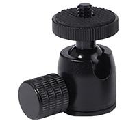 Trépied professionnel en métal à tête ronde rotative à 360 degrés panoramique avec adaptateur de libération rapide de 6,35 mm pour trépied monopode à rotule