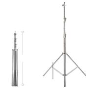 Trépied professionnel, hauteur réglable 100-280 cm, acier inoxydable léger, 280 pour NOUVEAU PAS de roue