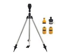 Trépied pulvérisateur de Jardin - Support d'arrosage télescopique, système de buse rotative | Tête d'irrigation Longue portée à 360 degrés avec Base Stable, Solution d'arrosage extérieure pour