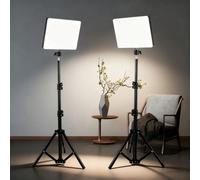 Trépied réglable de 63 pouces, éclairage LED USB de 10 pouces pour selfie et vidéoconférence, température de couleur réglable de 3000K à 6500K, convient pour l'éclairage photographique, l'enregistreme