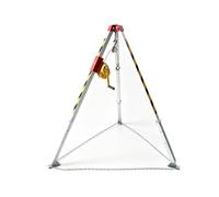 Trépied Robuste avec Dispositif de Levage pour opérations en Espace confiné | Treuil de 1200 LB, câble en Acier de 32/65/98 pi, Hauteur de Travail de 4,1 à 7 pi, Convient aux espaces confiné